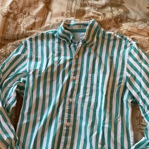 J Crew slim striped button down shirt